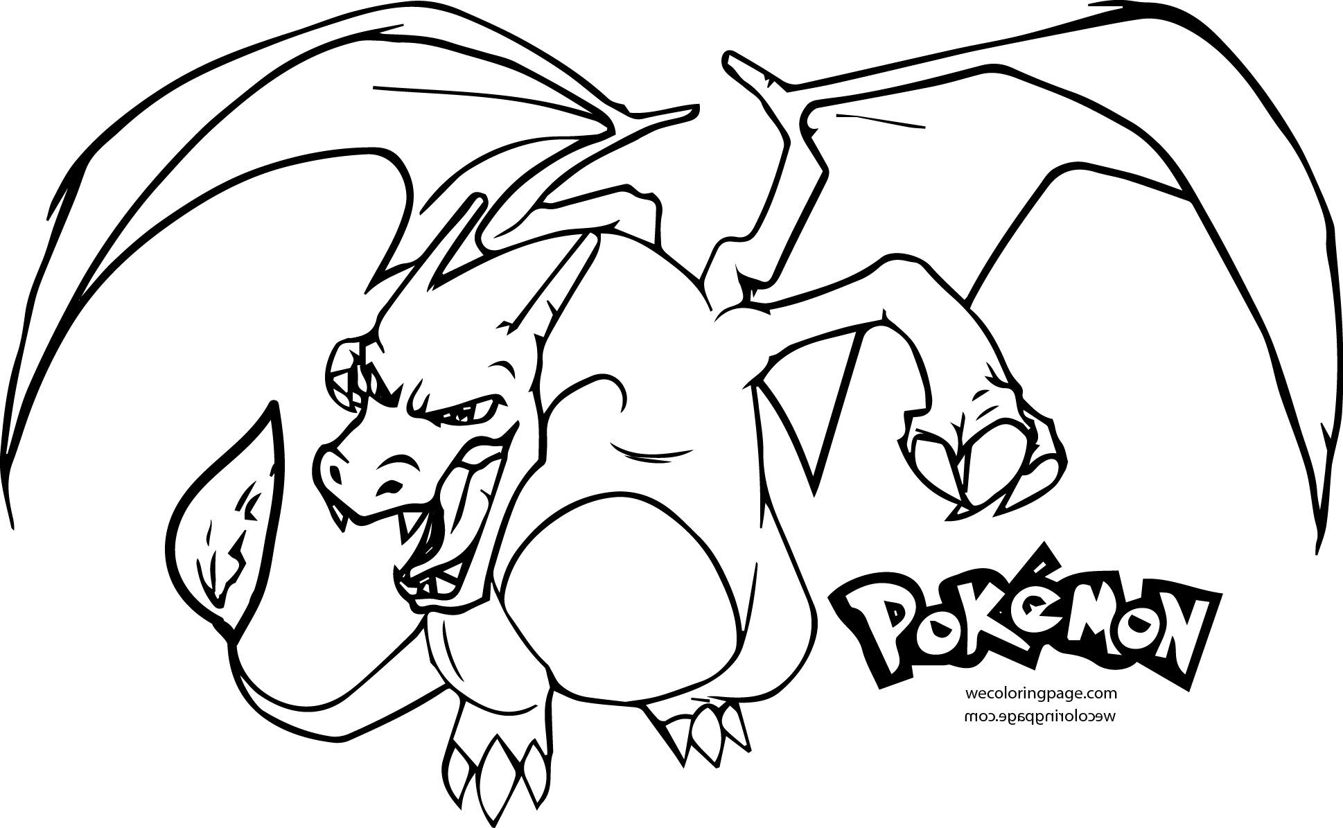 Charizard Coloring Page at Free printable colorings