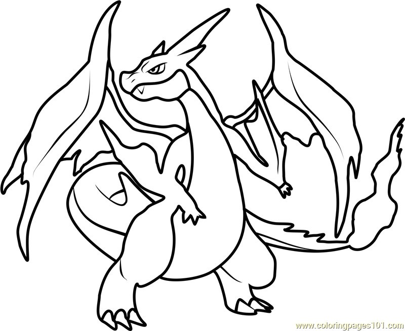 Charizard Ex Coloring Pages at GetColorings.com | Free printable