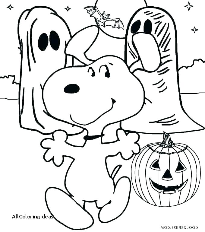 Charlie Brown Halloween Coloring Pages at Free
