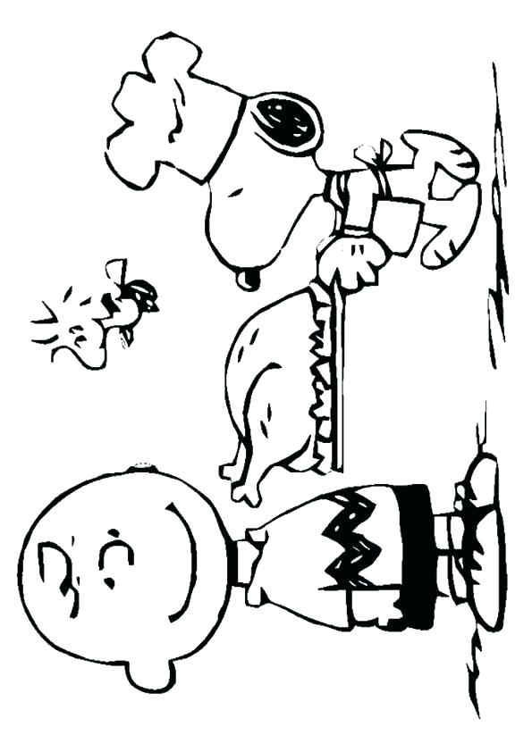 Charlie Brown Thanksgiving Coloring Pages at Free
