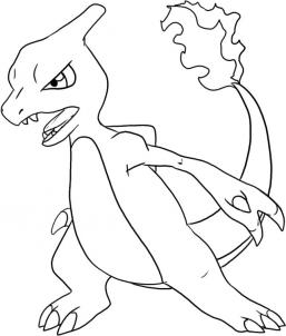 Charmeleon Coloring Page At Getcolorings Com Free Printable Colorings Pages To Print And Color