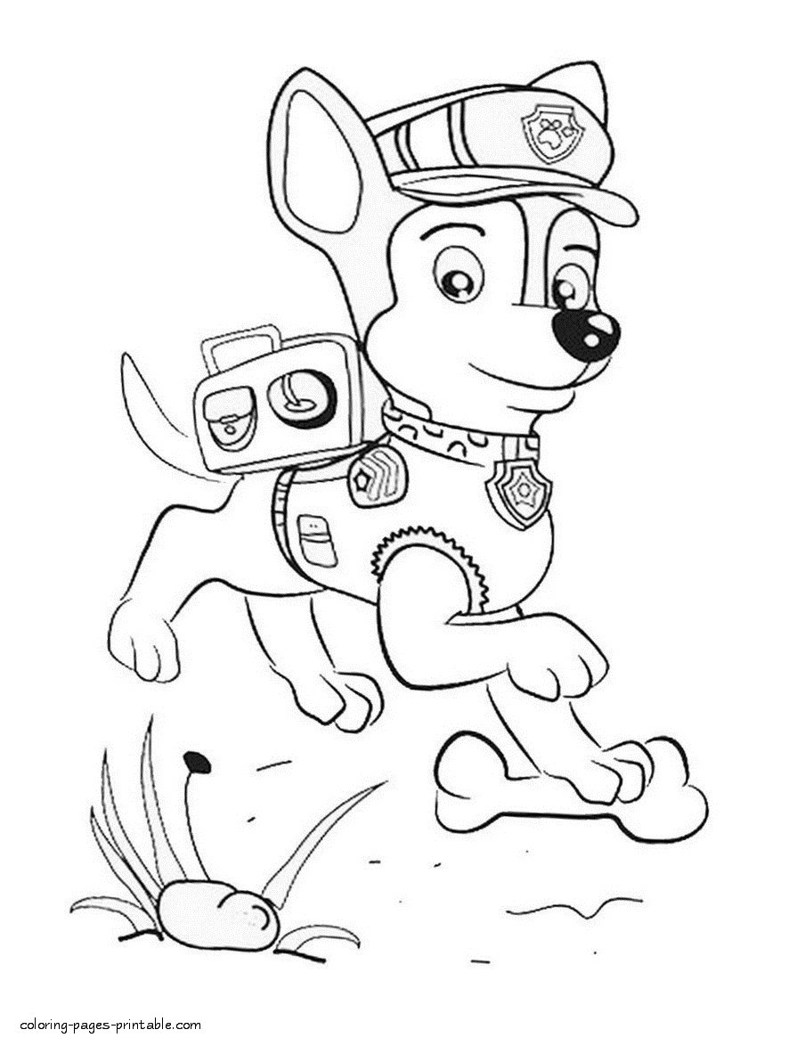 Chase Coloring Page at GetColorings.com | Free printable ...