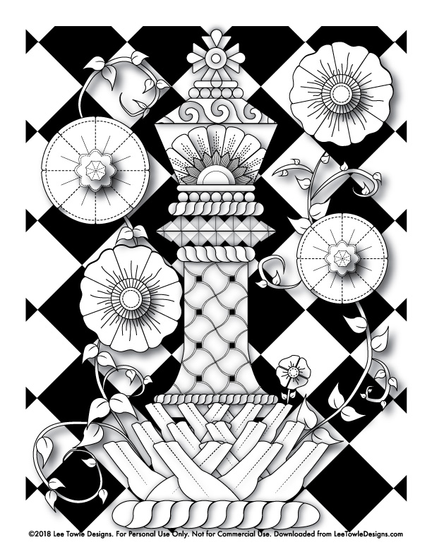 Chess Pieces Coloring Pages at GetColorings.com | Free printable