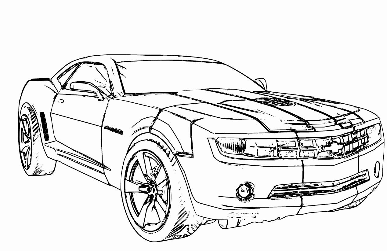 Chevrolet Camaro Coloring Pages at Free printable