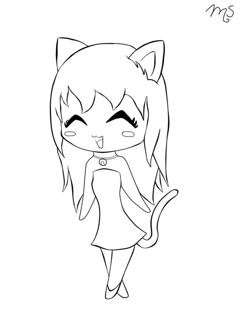 Chibi Animals Coloring Pages at Free printable