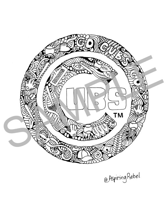 Chicago Cubs Coloring Pages at GetColorings.com | Free printable