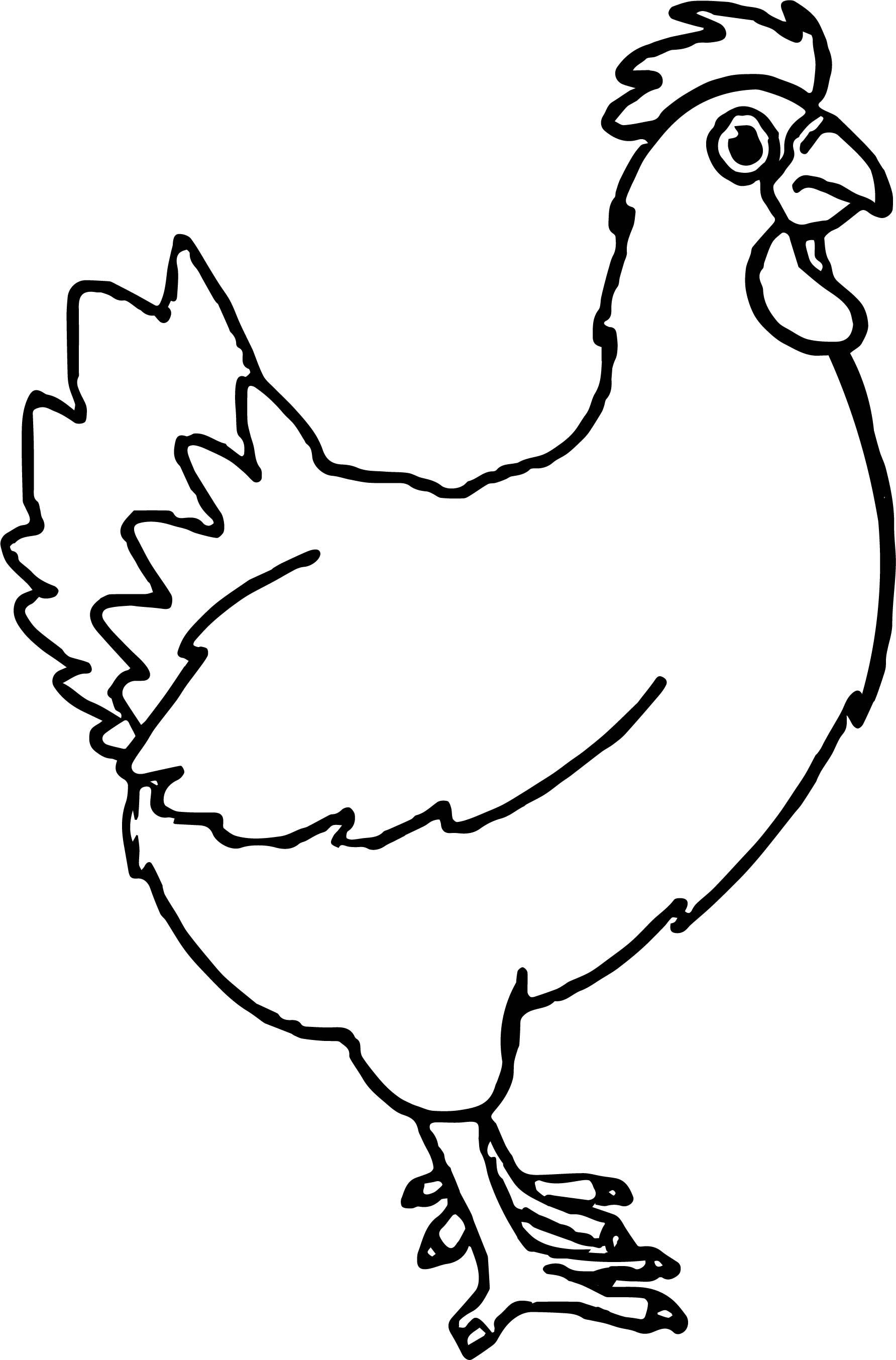 Printable Chickens 9 Best Chicken Stencils Free Printable 