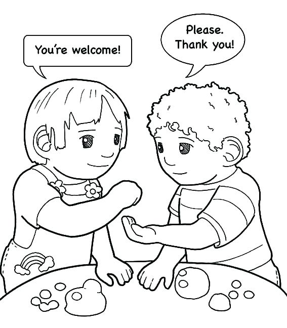 Children Helping Others Coloring Pages At Free