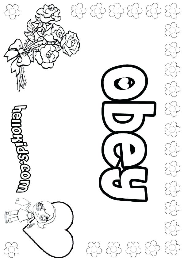 Children Obey Your Parents Coloring Page At GetColorings Free 