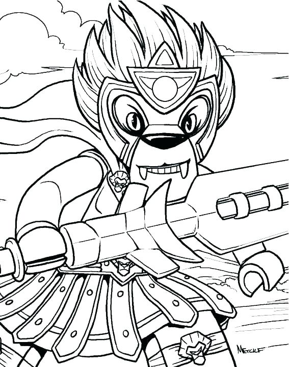 757 Unicorn Lego Chima Coloring Pages Printable for Adult