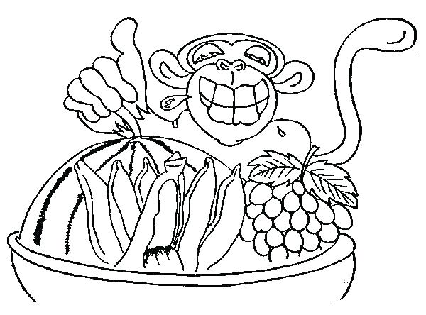 chimpanzee face coloring pages