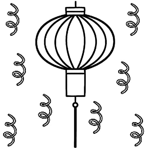 Chinese Lanterns Coloring Pages at GetColorings.com | Free printable