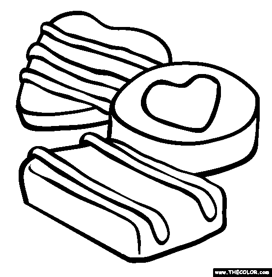 Chocolate Bar Coloring Page At GetColorings Free Printable 