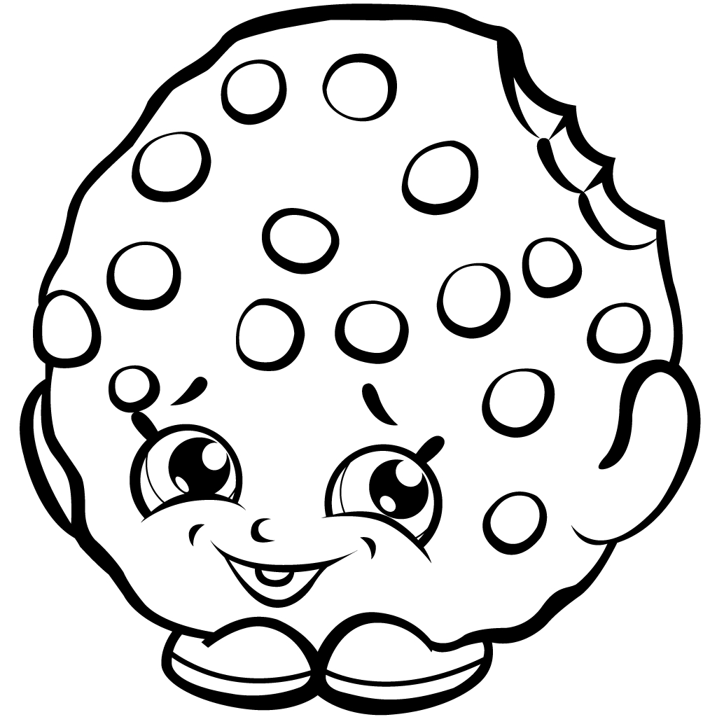 Chocolate Chip Coloring Page at GetColorings.com | Free printable