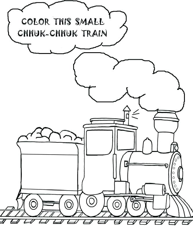 Choo Choo Train Coloring Page At GetColorings Free Printable 