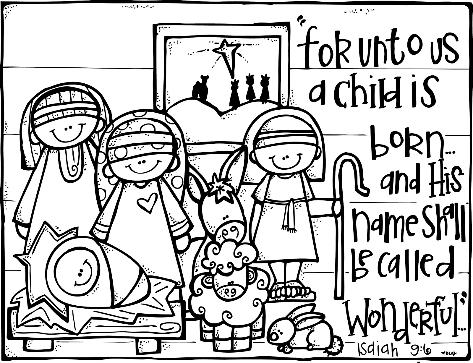 Christian Christmas Coloring Pages For Kids Printable At GetColorings 