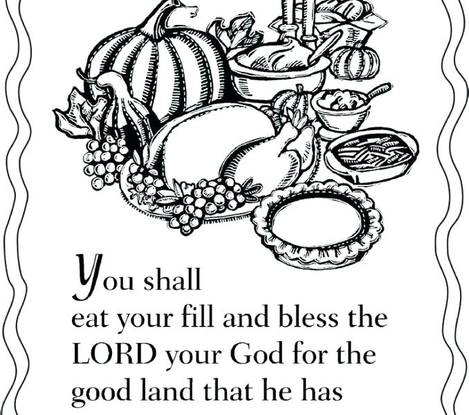 678x600 Free Christian Thanksgiving Coloring Pages
