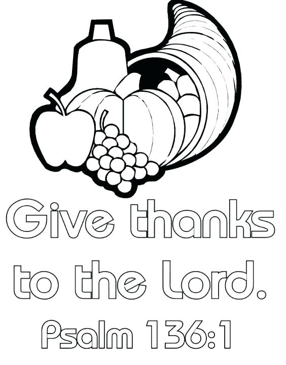 Christian Thanksgiving Printable Coloring Pages At GetColorings 