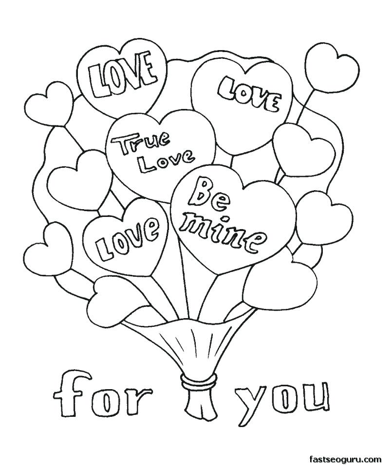 Christian Valentines Coloring Pages at Free