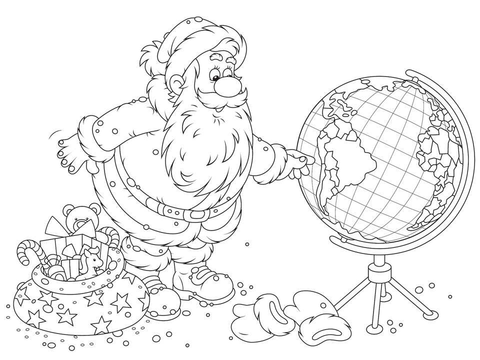 Christmas Around The World Coloring Pages at Free