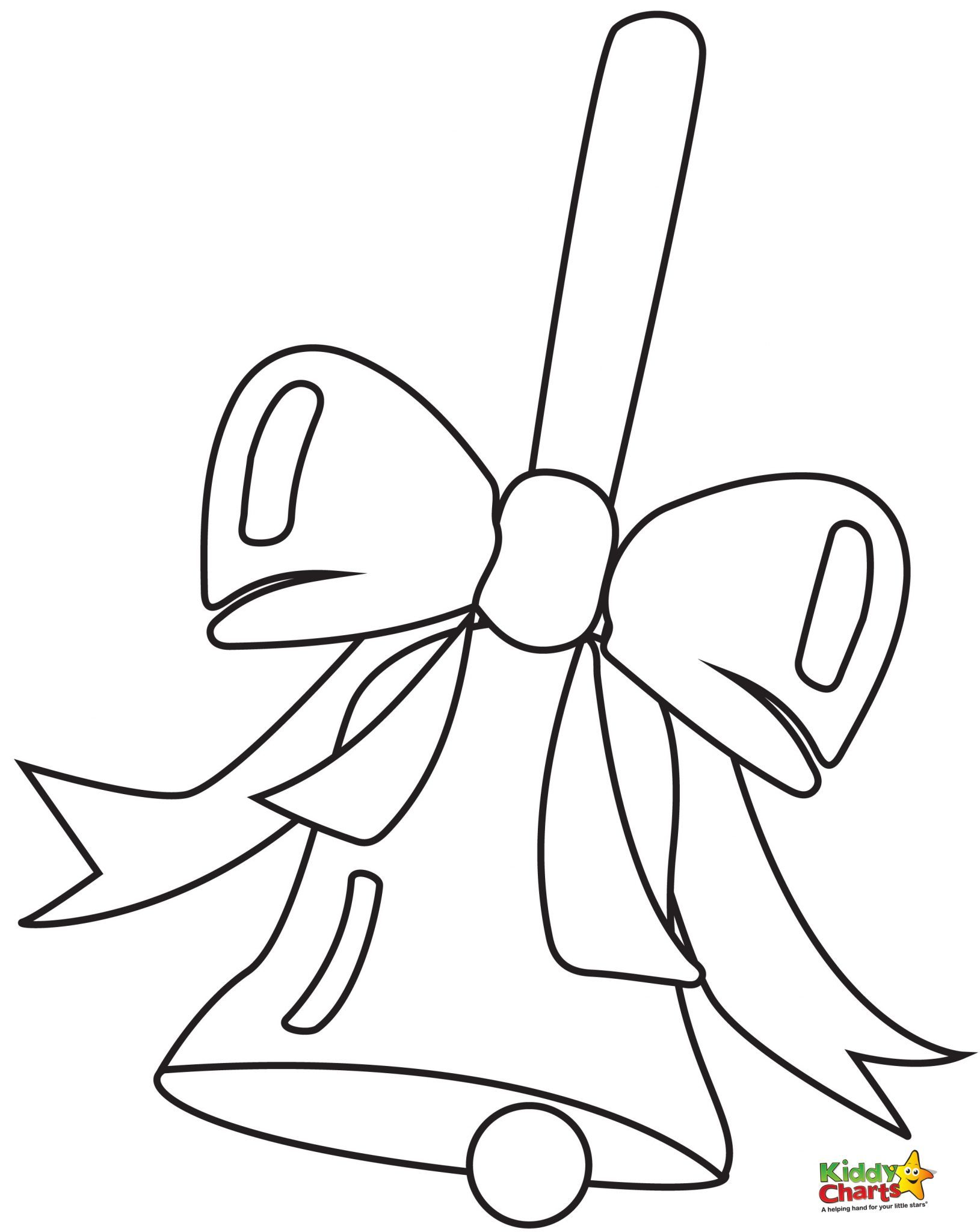 Christmas Bow Coloring Page At Getcolorings.com 