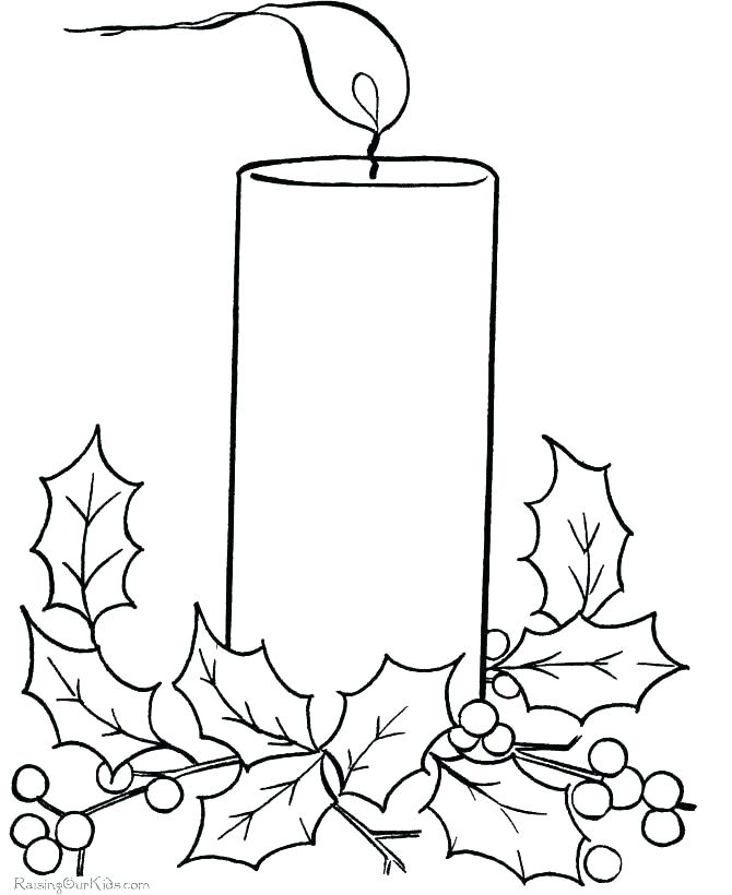  Free Printable Coloring Page Birthday Candles How To Draw Christmas 