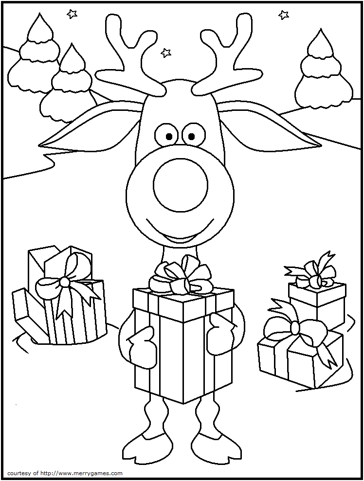 Christmas Card Printable Coloring Pages at Free