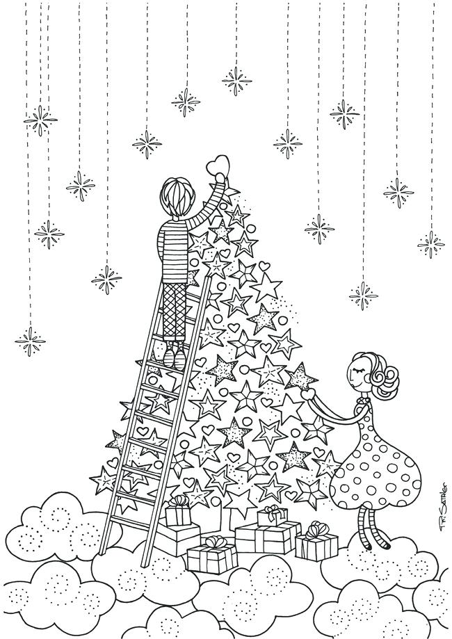 Christmas Coloring Pages For Adults Pdf at GetColorings.com | Free