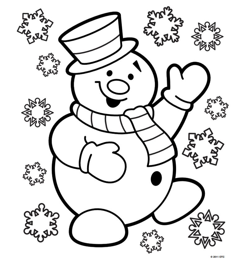 Christmas Coloring Pages Free For Kids at GetColorings.com | Free