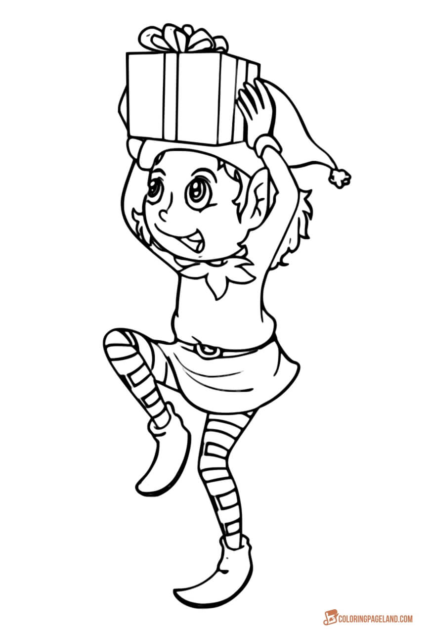 christmas-girl-elf-coloring-pages-at-getcolorings-free-printable
