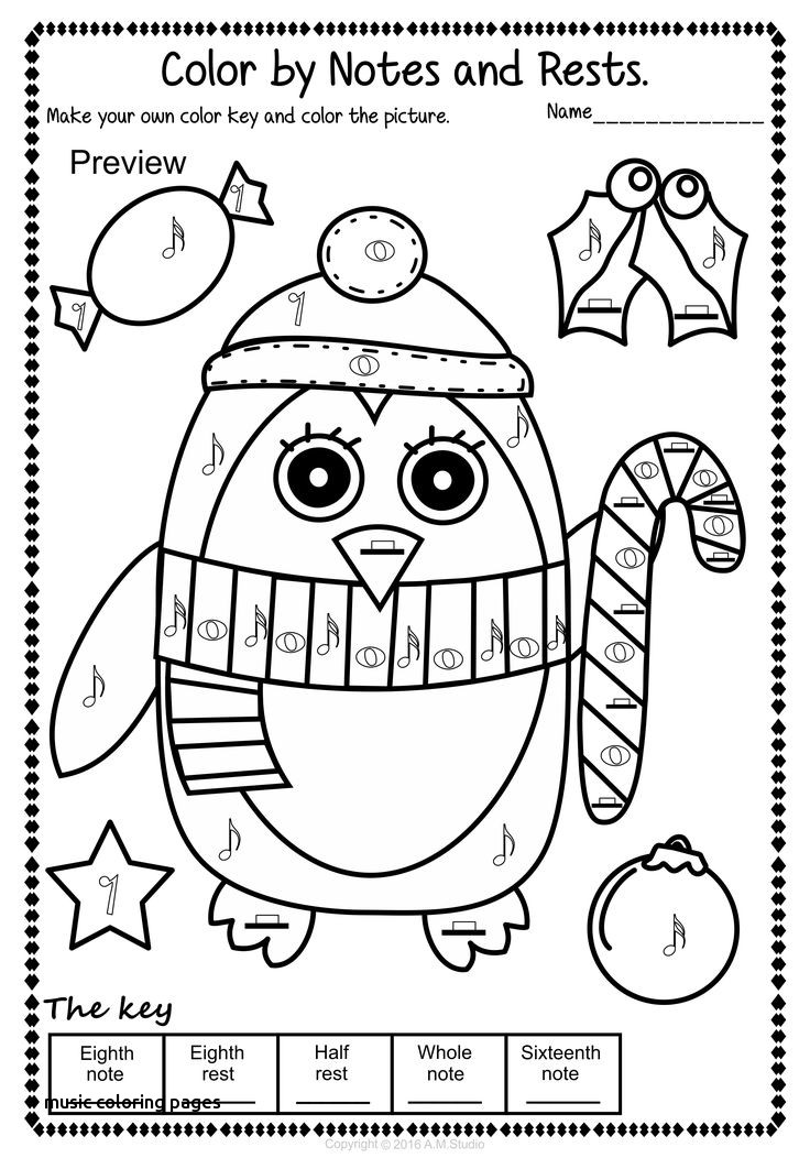 10 Christmas Music Coloring Pages Free Printable: Festive Fun for All Ages