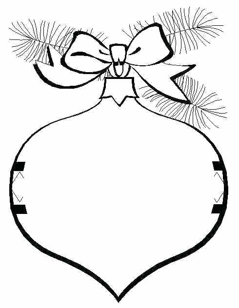 490x632 Decorations Coloring Pages Free Ornaments Go Digital With