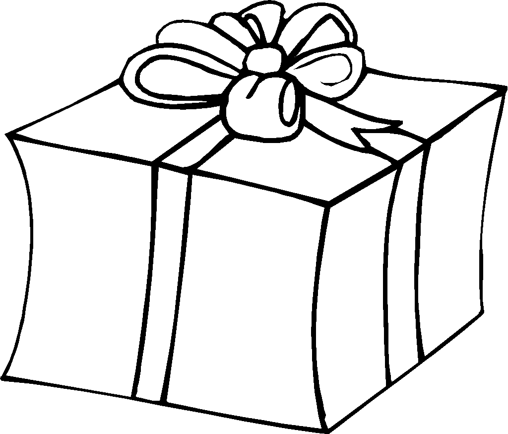 Christmas Present Coloring Pages at Free printable