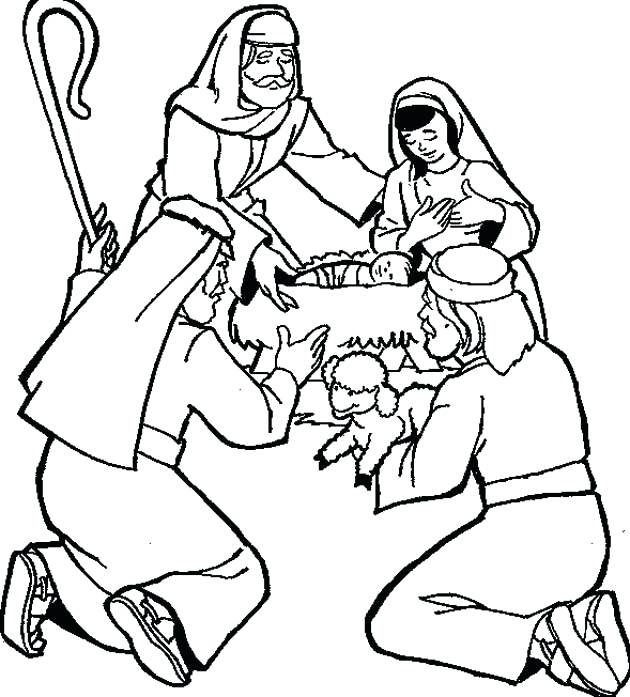 Christmas Story Coloring Pages at GetColorings.com | Free printable