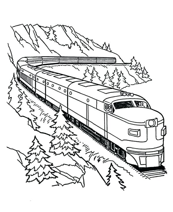 Christmas Trains Coloring Pages at GetColorings.com | Free ...