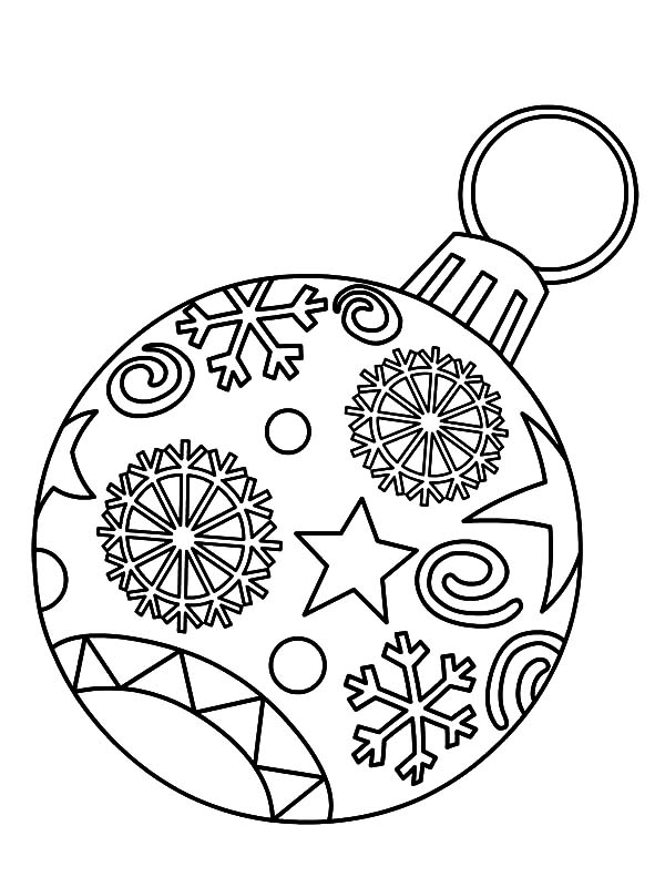 Christmas Tree Lights Coloring Pages At GetColorings Free 