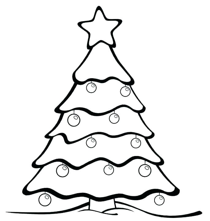 Christmas Tree Printable Coloring Pages At Getcolorings.com 