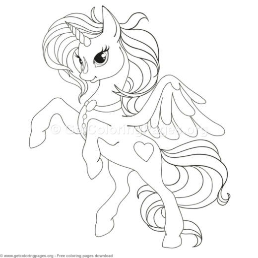 Christmas Unicorn Coloring Pages at GetColorings.com | Free printable