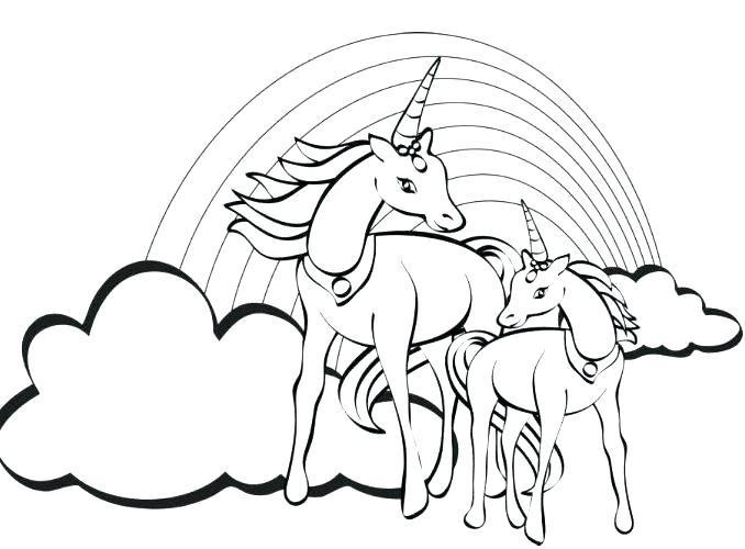 Christmas Unicorn Coloring Pages at GetColorings.com | Free printable