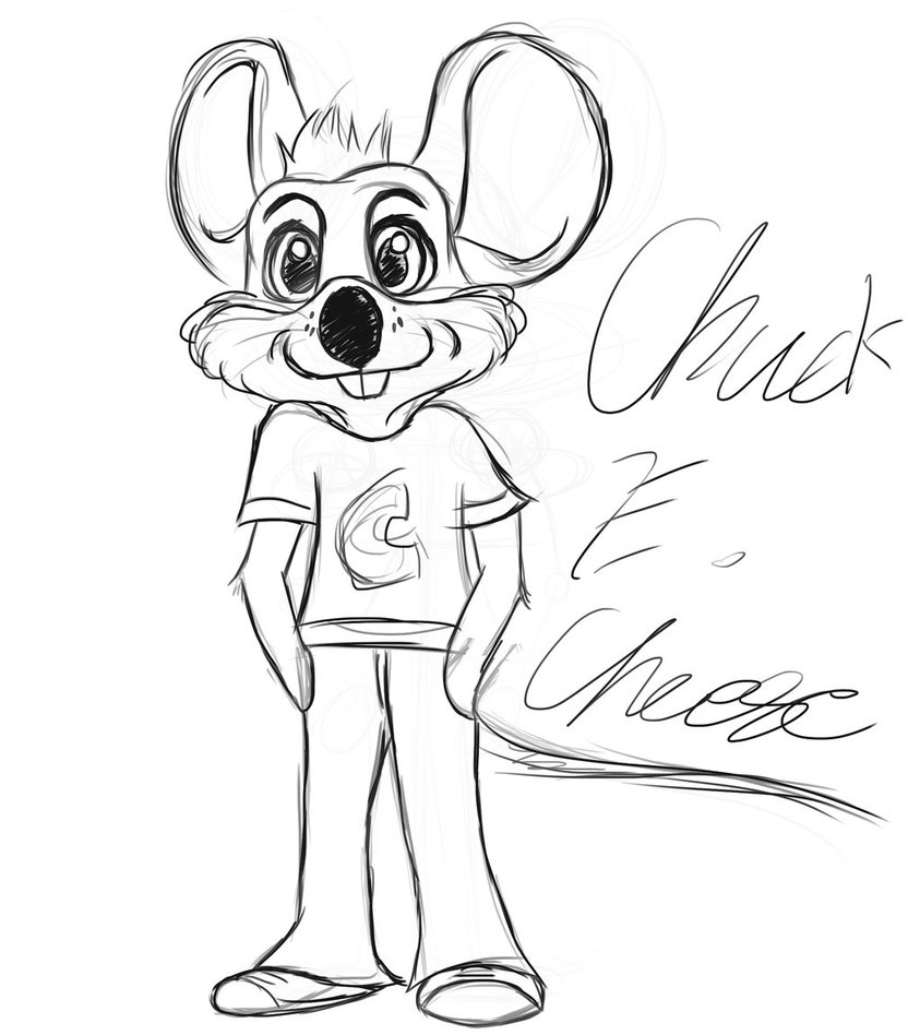 Chuck E Cheese Coloring Pages / Chuck E Cheese Printable Coloring Pages