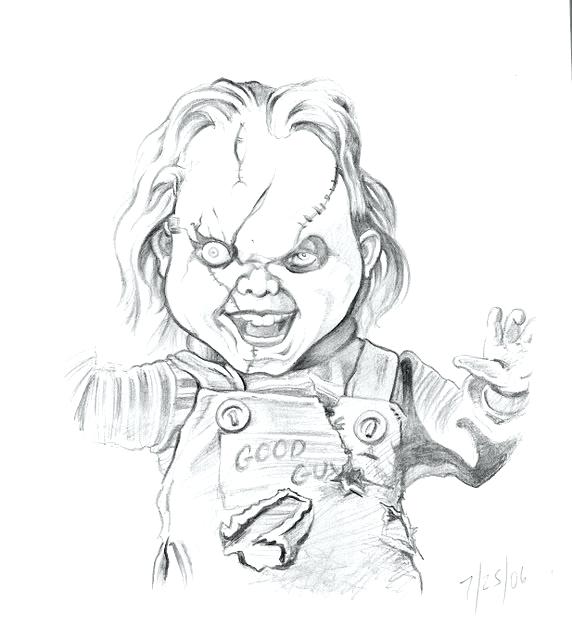 Chucky Coloring Sheets 5 Coloring Pages