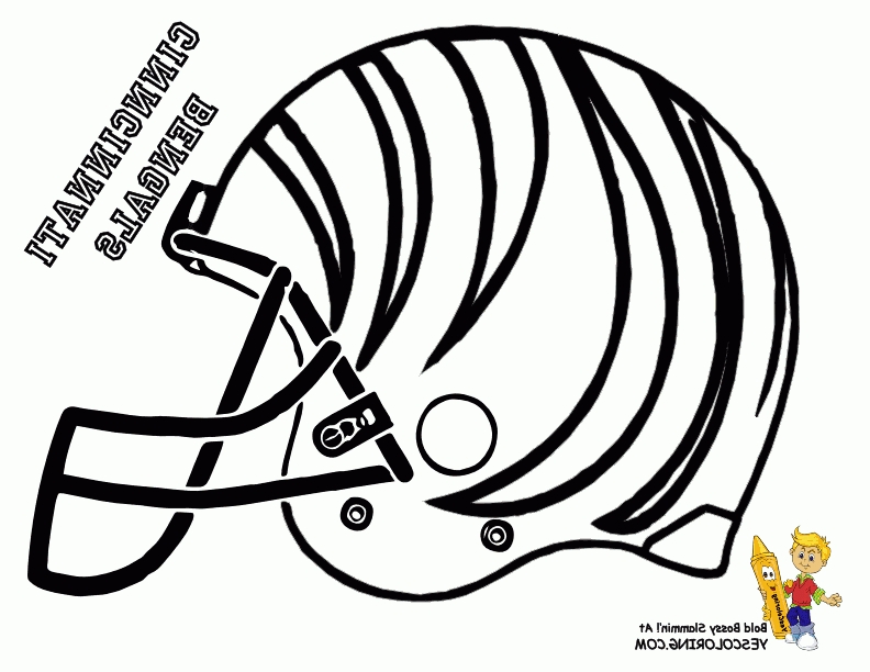 Cincinnati Bengals Coloring Pages at GetColorings.com | Free printable