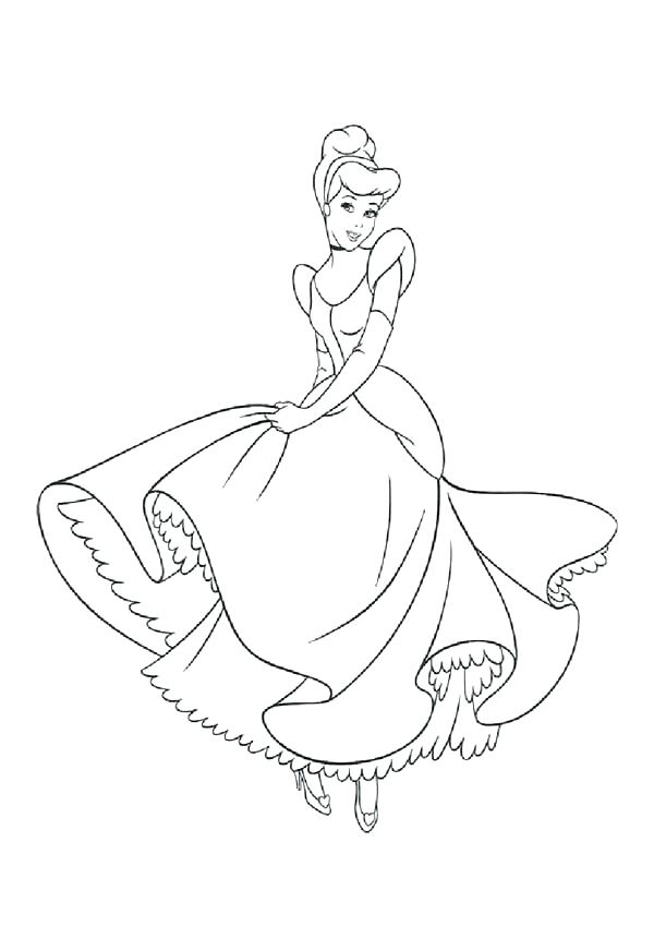 Cinderella Coloring Pages Pdf at GetColorings.com   Free ...