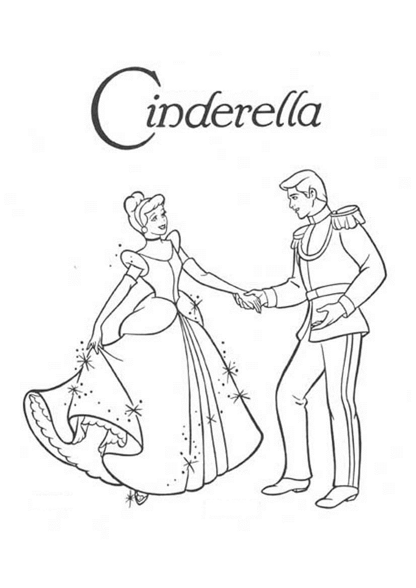 Cinderella Prince Charming Coloring Pages At GetColorings Free
