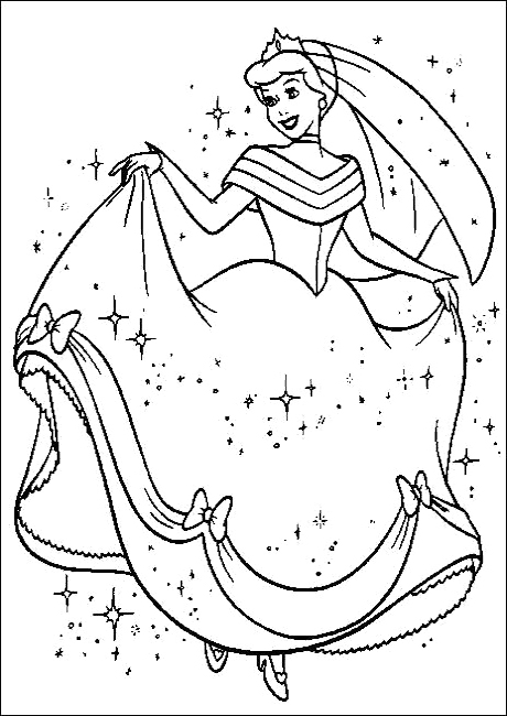 Cinderella Wedding Coloring Pages At GetColorings