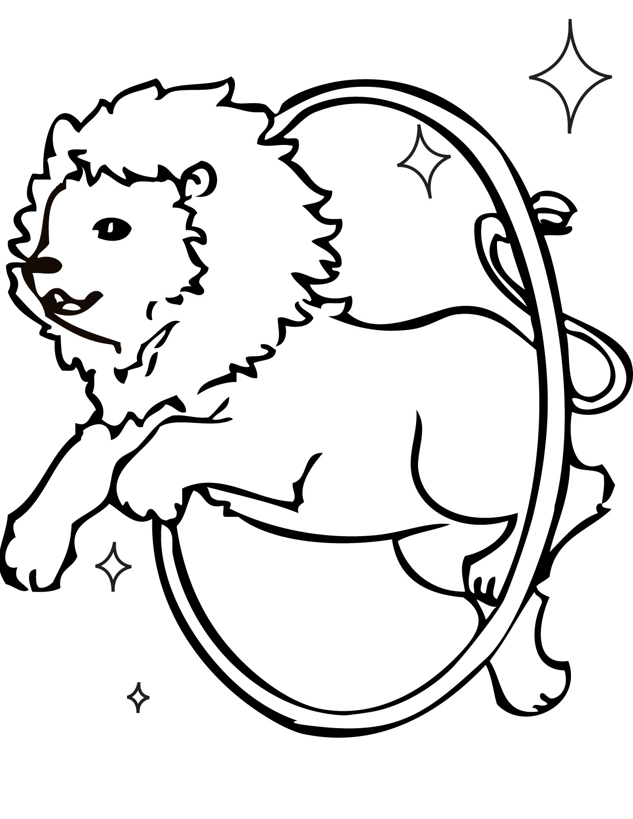 Circus Lion Coloring Pages at GetColorings.com | Free printable