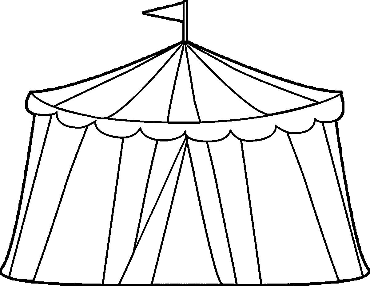Circus Tent Coloring Pages at Free printable
