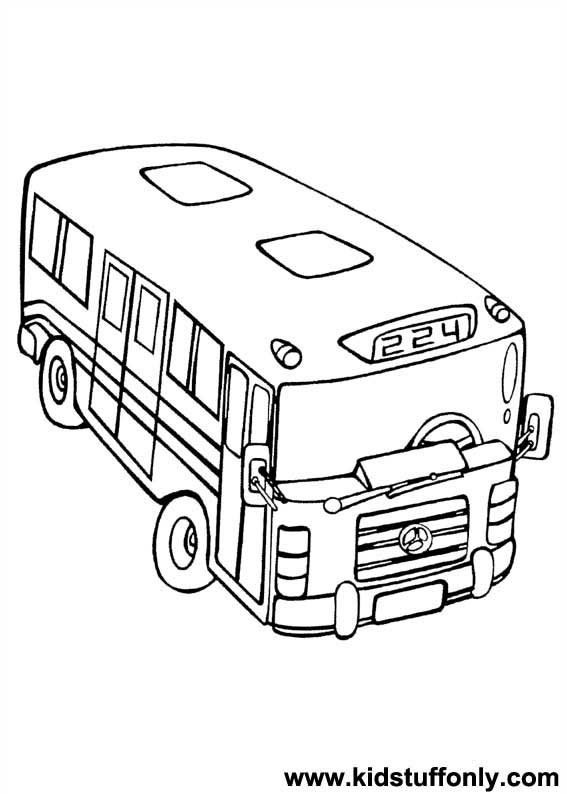 City Bus Coloring Page at GetColorings.com | Free printable colorings