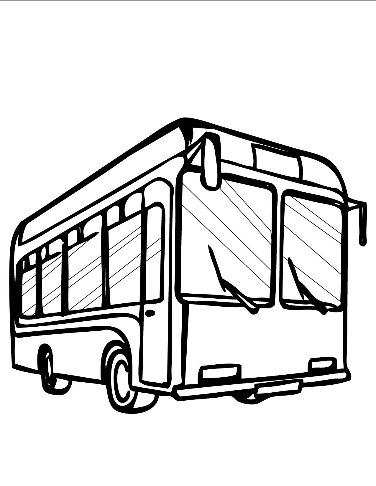 City Bus Coloring Page at Free printable colorings