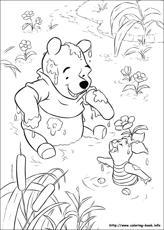 Classic Winnie The Pooh Coloring Pages at GetColorings.com | Free